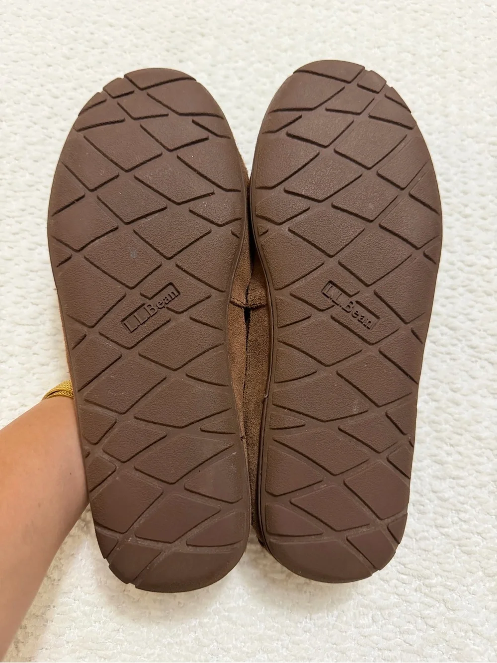 L.L. Bean Wicked Good Moccasins Dark Brown Slippers Men’s Size 11